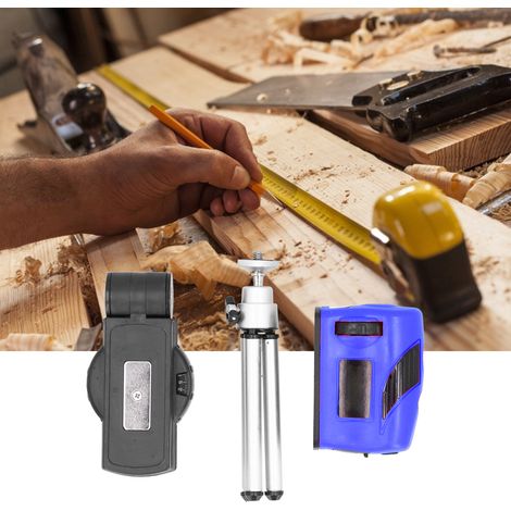 Niveau laser infrarouge 360° point/ligne/croix/vertical, marqueur de niveau laser, panier à outils (1/5)