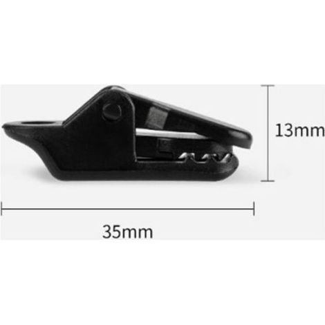 Clips Pour Bâche - Conception À Dents - Fixation Par Pression Pour Toiles De Camping Et Auvents Extérieurs - 10 Pièces (1/5)