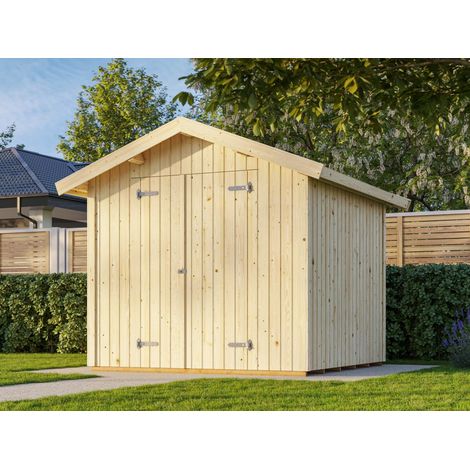 Abri de jardin en bois Nils 5,4 m2 Naturel (1/5)
