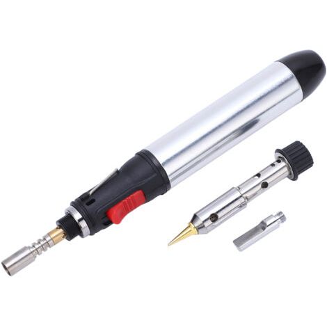 Kit de fer à souder à gaz 4 en 1, stylo à souder sans fil, chalumeau, capacité de remplissage de 12 ml