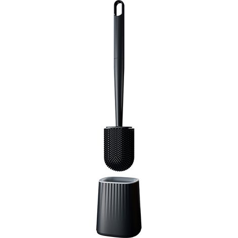 Brosse de toilette avec crochet de rangement