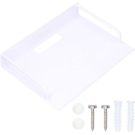 Support de routeur espace aluminium mural WiFi TV Box projecteur DVD support à haute charge (1/5)