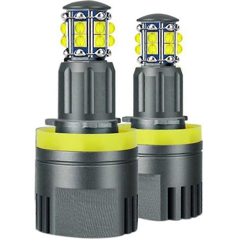 Ampoule de phare H8 6000K 120W LED Angel Eyes Canbus pour E60 E61 E63 X5 E70 X6 E71 E90 E91 E92 (1/5)