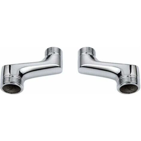 Raccord coudé pour douche Laiton de haute qualité Adaptateur G1/2 à G3/4 inclus Résistance à la corrosion Installation facile (1/3)