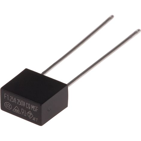 Fusible non réarmable filaire RS PRO, Sortie Radiale, 1.25A 250V