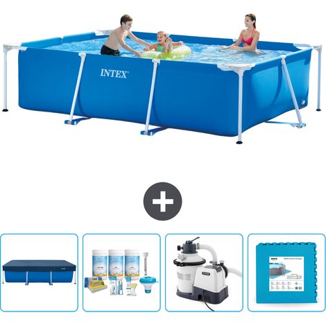 Rechteckiger Frame Pool - 300x200x75 cm - 5-teilig SCB60 (1/5)