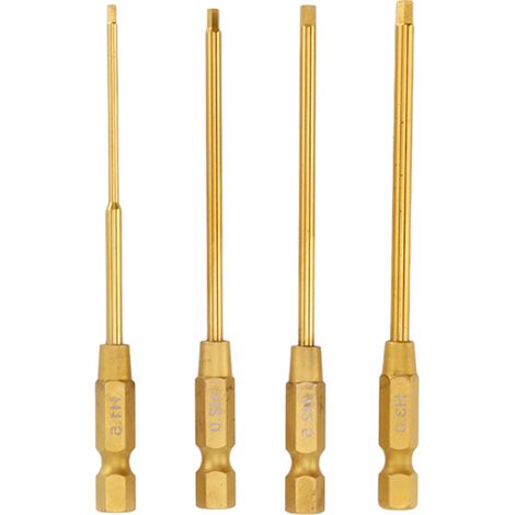 4-teiliges 4-in-1-Sechskantschraubendreher-Set aus HSS-Sechskantschraubendreher für RC-Autos, Hubschrauber, Drohnen und Boote (1/5)