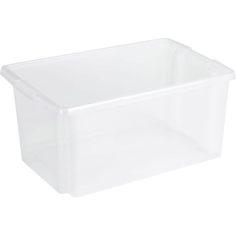 Sunware Drehstapel-Box Nesta 51 L transparent 59,5 x 39,5 x 28 cm Boxen