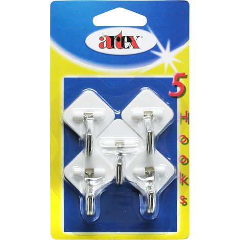 ARTEX Blist 5 Ganci Adesiv 'rombo'-220223