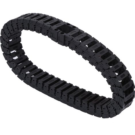 Chaine porte-câbles nylon S18 x 25, 0,7 mètre, démontable, silencieuse, pour pont porteur de câbles industriels (1/5)