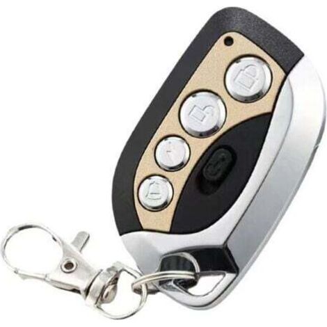 Duplicateur de Télécommande sans Fil,Télécommande Portail Copie,433.92MHz Clonage Électrique Clonage Universel Duplicateur Clé Fob pour Porte de Garage (Or) (1/5)