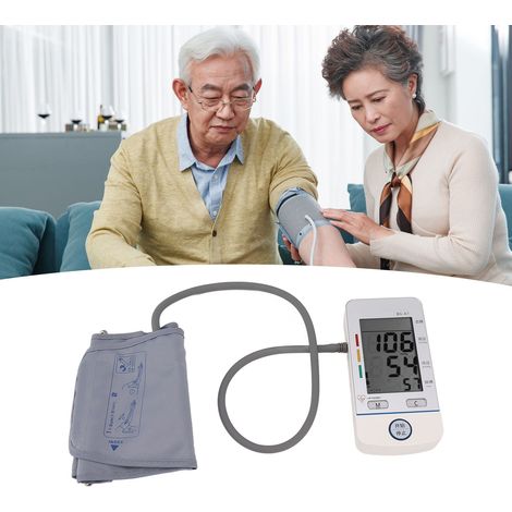 Il s'agit d'un tensiomètre et d'un glucomètre entièrement automatique pour les personnes âgées, avec annonce vocale et kit de bandelettes de test. (1/5)