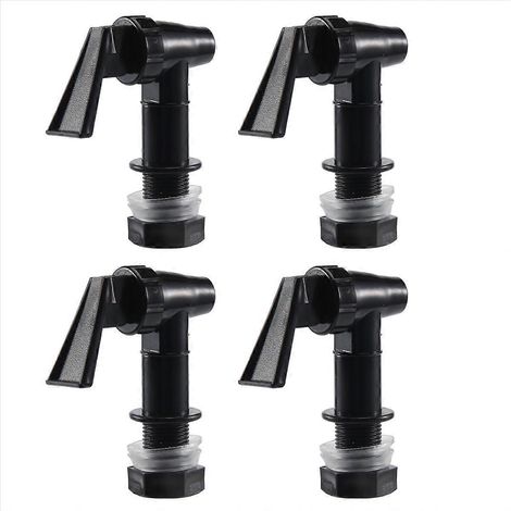 Ensemble de 4 carafes à eau avec robinet distributeur, réutilisables. (1/5)