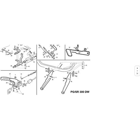 Kit de brazo de elevación original KUBOTA GIANNI FERRARI PG-W 95599590000