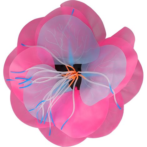 Ornements d'aquarium en Silicone brillant naturellement, plantes de Lotus, décoration d'aquarium pour rose (1/5)