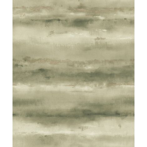 Rasch Vliestapete Florentine IV Aquarelloptik grün gold 10,05 x 0,53 m (1/3)