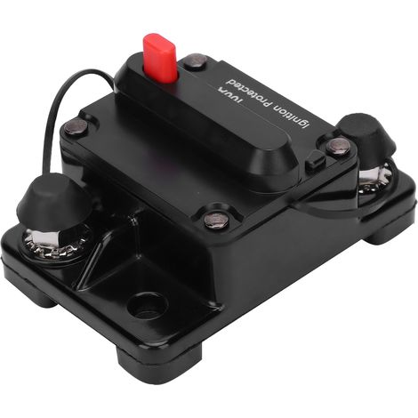 Porte-fusible à réarmement automatique, en cuivre, étanche, rouge, 12-42 V CC, 100 A (1/5)