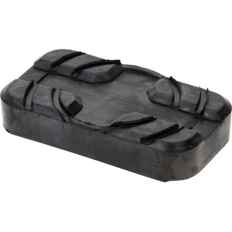 Piastra in gomma ks tools rubber pad 33 antiscivolo robusta 112x61x17 mm
