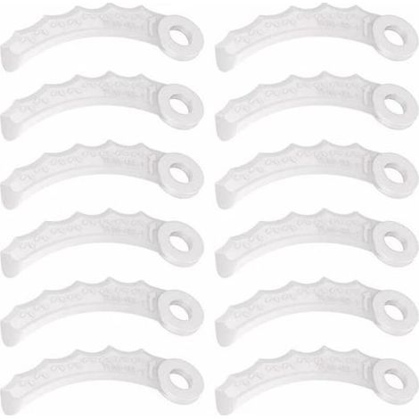 pair Makita 198426-9 Lot de 12 lames de rechange en plastique pour tondeuse à gazon Makita 198426-9 (1/4)