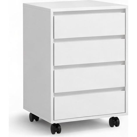 Meuble de rangement de bureau blanco en MDF 46 x 40 x 65 cm (1/5)