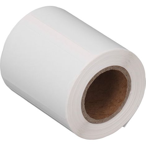 1 rouleau papier étiquette thermique imprimable manuscritiable étanche alcool rayures adhésif puissant 220 feuilles 50x30mm pour vêtements alimentaire stock (1/5)