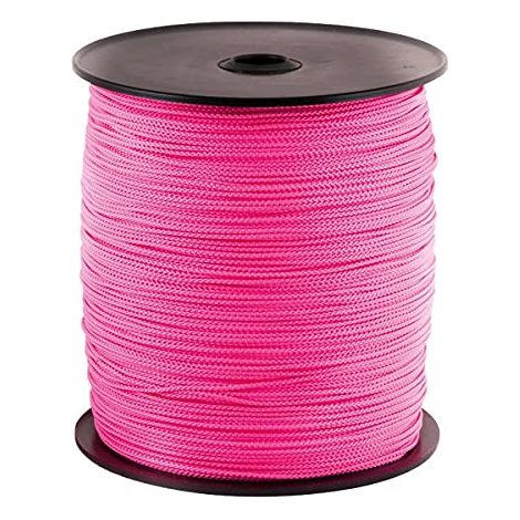 Drisse polypropylène tressée fluo rose LEVAC - 2,5 - 100