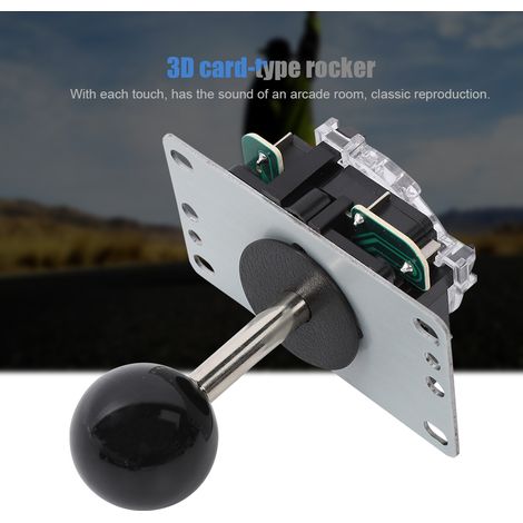 Kit Arcade DIY Bouton et Joystick CY-822A Compatible Raspberry Pi, PC et Console de Jeu - Noir