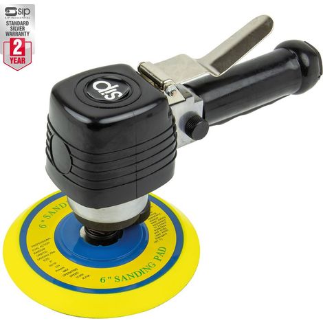 SIP 6" Dual Action Air Sander - L15.5 x W25 x H8.3 cm