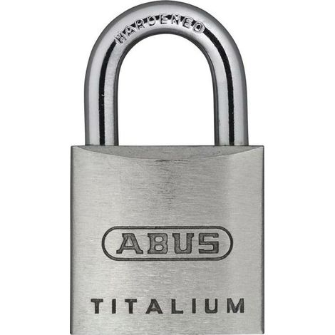 Zylindervorhangschloss 64TI/20 Schlosskörper-B.20mm Titalium versch.-schl.