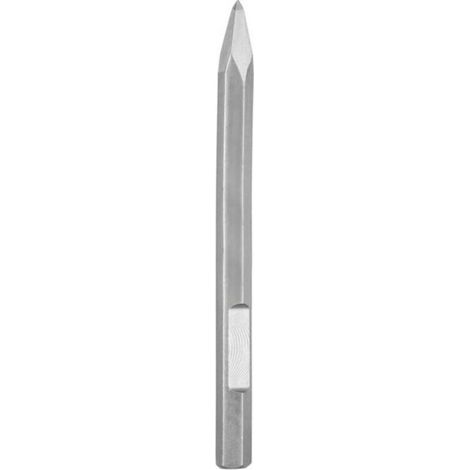 Ciseau pointu 400 mm – Pointe hexagonale pour acier trempé – Performance accrue pour travaux intensifs – Outil professionnel