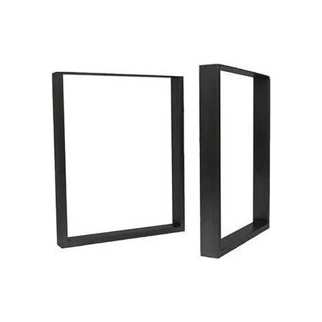 Pata Industrial Cuadrada 710x780mm Negro Mate 2uds JIMENEZ MONLLOR
