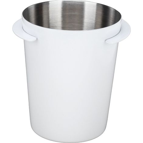 Tasse doseuse à café 58mm, accessoire en acier inoxydable blanc pour manche de machine à café, outil de dosage