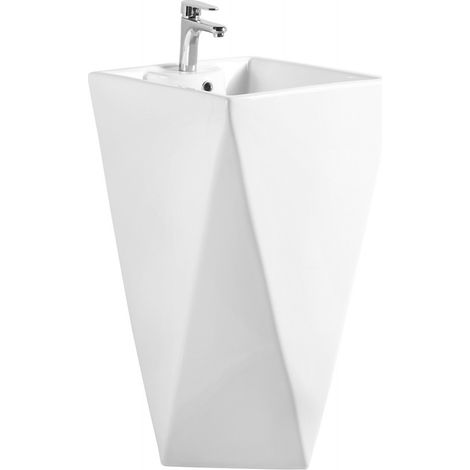 Mexen Ida lavabo autoportant 47 x 47 cm, blanc - 26114600 (1/2)