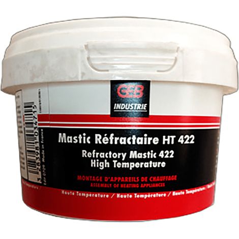 Mastic réfractaire haute température 600g pour béton armé – Résistant aux chocs thermiques – 70725