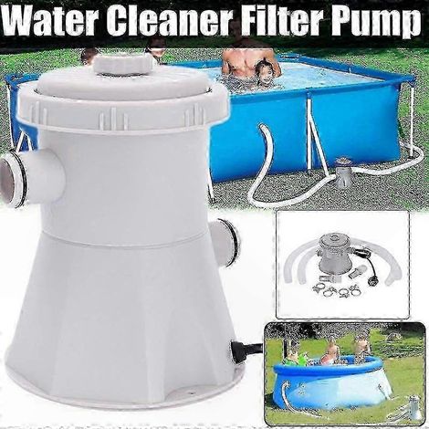 Compatible avec les pompes de filtration des systèmes de nettoyage et de filtration d'eau électriques pour piscines hors sol