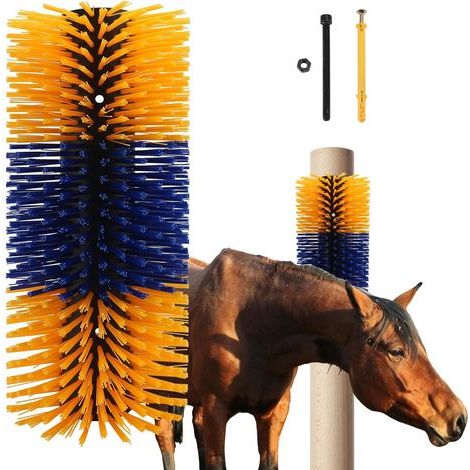 Ej.Life Brosses à gratter pour bétail, brosse à cheval, brosse de massage complet pour soulager les démangeaisons sur le dos du bétail, brosses pour chevaux, vaches, moutons, cochons (1/5)