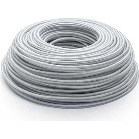 Fil de coupe-bordures en acier de 45 mm x 45 m. Bobine robuste en fil d'acier pour débroussailleuses de jardin. Fil de rechange pour tondeuses à gazon. (1/4)