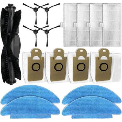 Repuestos y accesorios para MEDION X20 SW+ MD 11415: cepillo principal, filtro HEPA, paño de limpieza, bolsas para el polvo. (1/5)