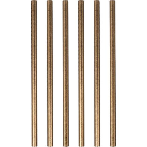 Lot de 6 rivets pour manche de couteau : rivets en laiton massif de 4 x 0,12 pouce, tiges de rechange en laiton massif – Fournitures pour la fabrication de couteaux et la réparation de manches. (1/5)