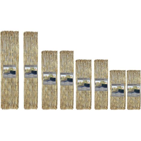 Arelle Privacy Plus – Arella Frangivista in Canne Naturali tipo Bambù, Canniccio per Balcone e Recinzione Cm. 120x300