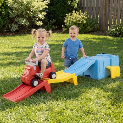 Kids Ride-On Toy with Storage & Race Tracks, Ages 3+ (1/5)
