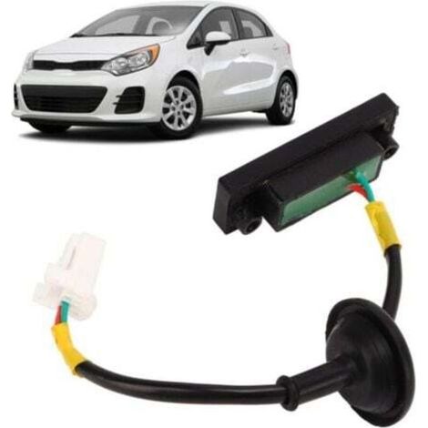 Bouton d'ouverture de coffre de remplacement en ABS résistant aux rayures pour Kia Picanto TB (2011-2017) et Kia Rio Mk3 (2011-2017) 81260-1W220-DOU