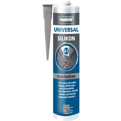 Primaster Universalsilikon 4 in 1 Manhattan 300ml Vergilbungsfrei Innen&Außen (1/2)