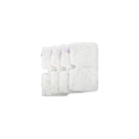 Set di 4 coperture in microfibra per la pulizia a vapore per Shark S2901 S3455 S3501 S3502 S3601 S3701 S3901 viola-Crezuo