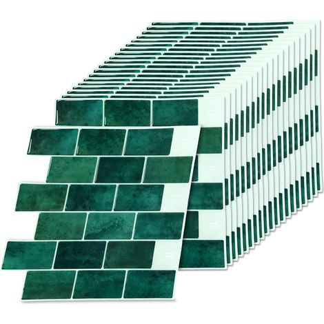 Selbstklebende 3D-Wandfliesen, 30 x 30 cm, einfache Montage