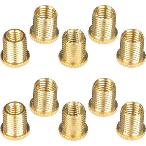 Lot de 10 adaptateurs de filetage pour pommeau de vitesse en aluminium M10x1,25 (1/5)