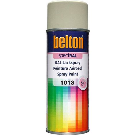 Bombe peinture - AUTO K - BELTON - RAL 1013 BLANC PERLE - 400 ml - Mat