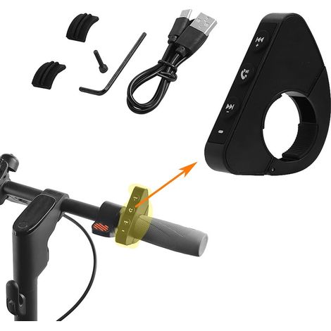 Universelles Zubehör für Elektroroller, Mountainbikes, Motorradhelme, drahtlose Bluetooth-Steuerungsknöpfe für Lenker, Fernbedienung (1/4)