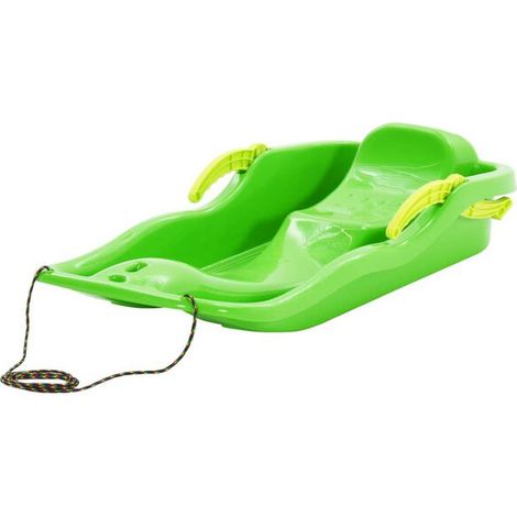 Luge avec freins, verte, 87 x 40 x 18 cm, polypropylène (1/5)