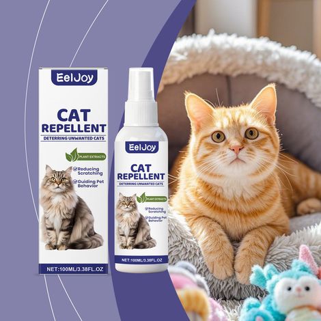Cat repellent spray, suitable for both indoor and outdoor use, prevents cats from scratching furniture. Plant-scented spray -- 100ml -- BIEMMEDUE (1/5)
